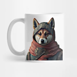 Ninja Samurai Shiba Inu Akita Inu Mug